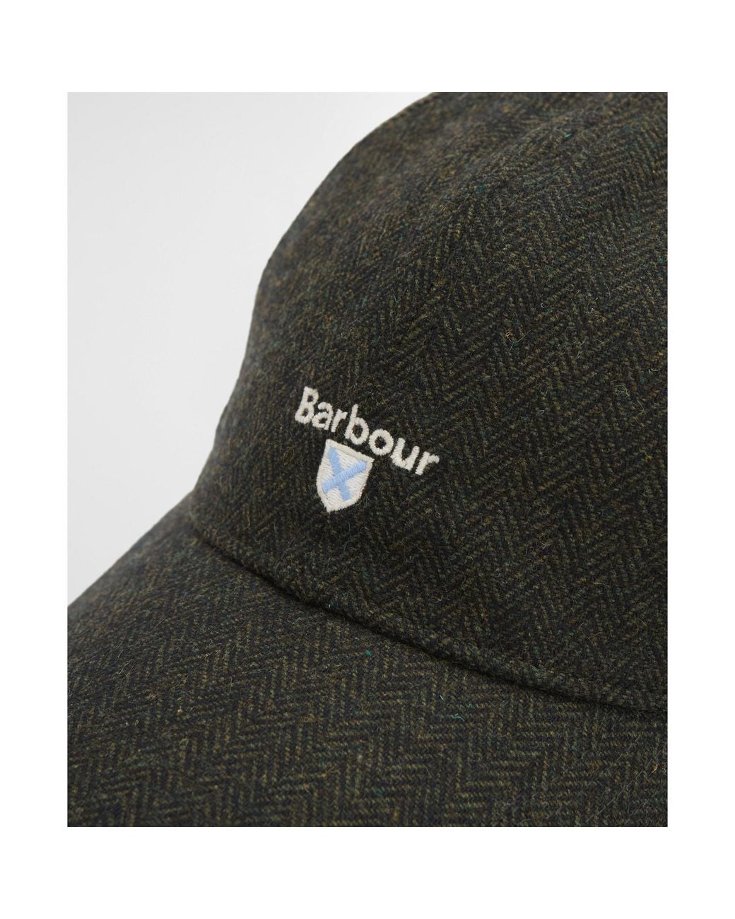 Barbour Green Wool Blend Cap for men