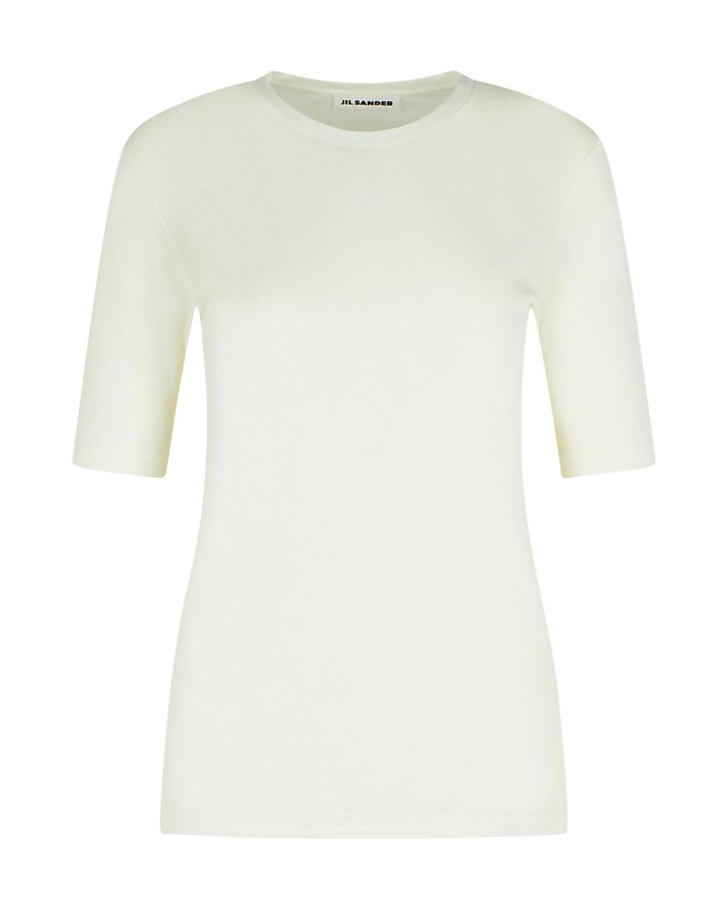 Jil Sander White 3 Pack Logo Embroidered Top