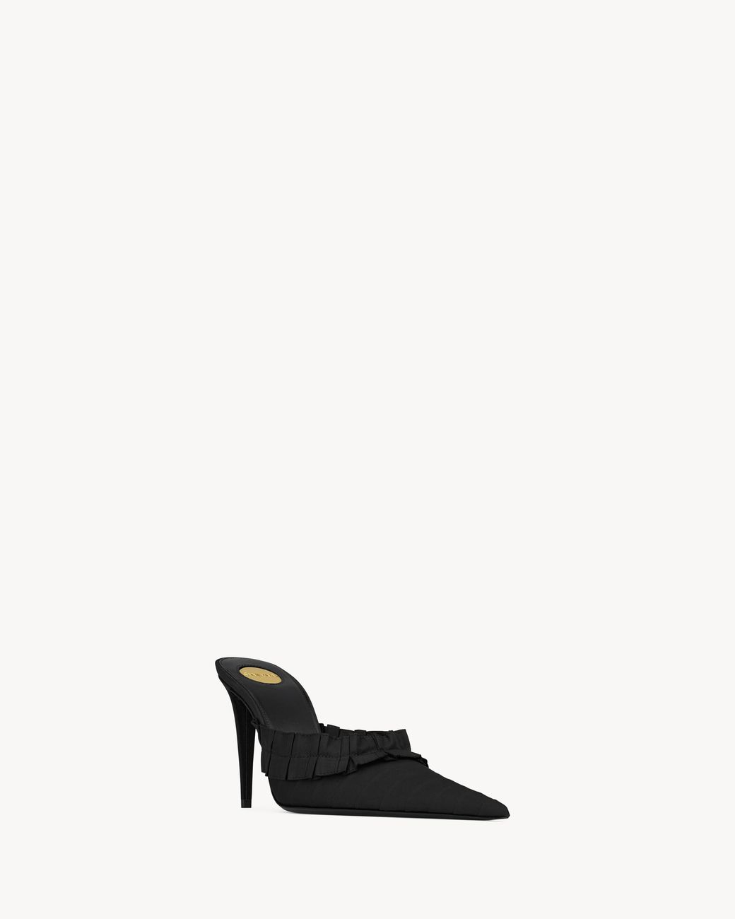 Saint Laurent Black Madeleine High Heel Sandals