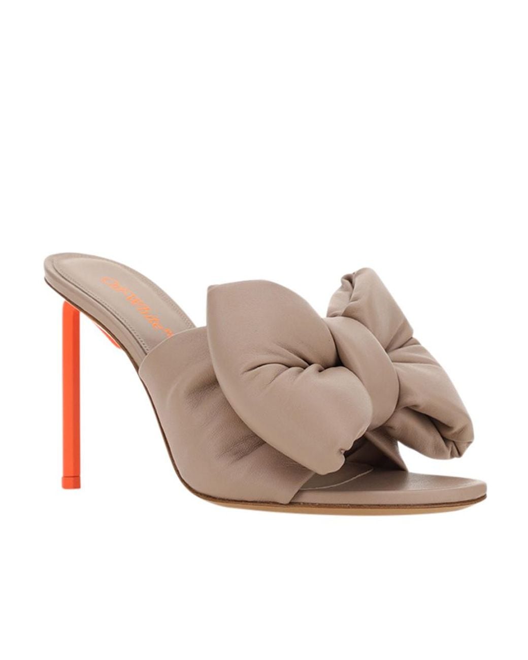 Off-White c/o Virgil Abloh Brown Allen 110Mm Oversize-Bow Sandals