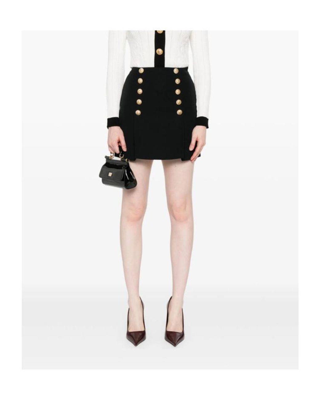 Balmain Black Skirts