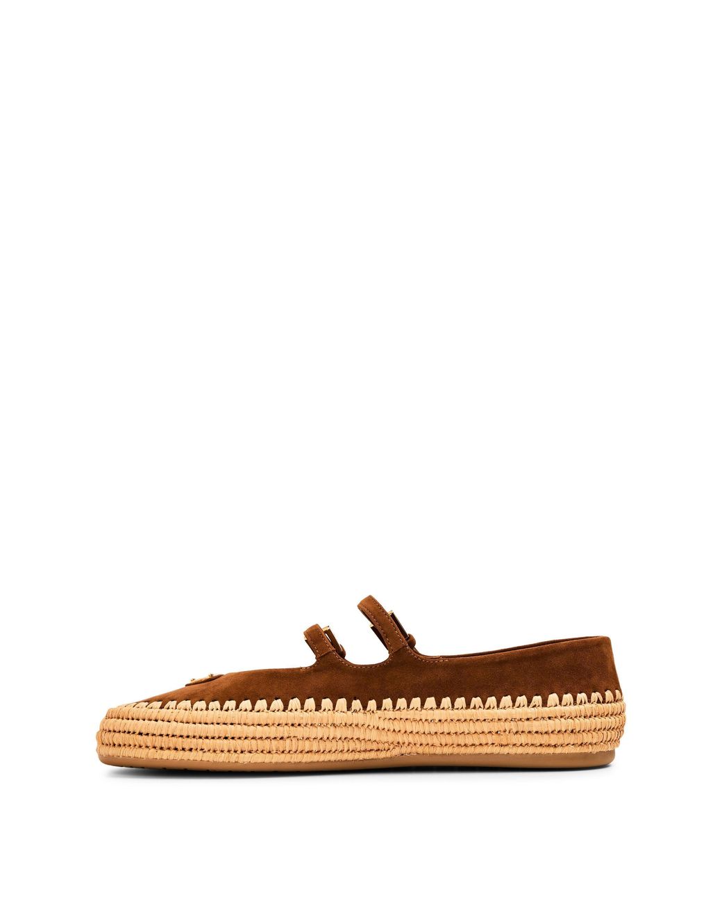Prada Brown Soft Sole Ballet Flats