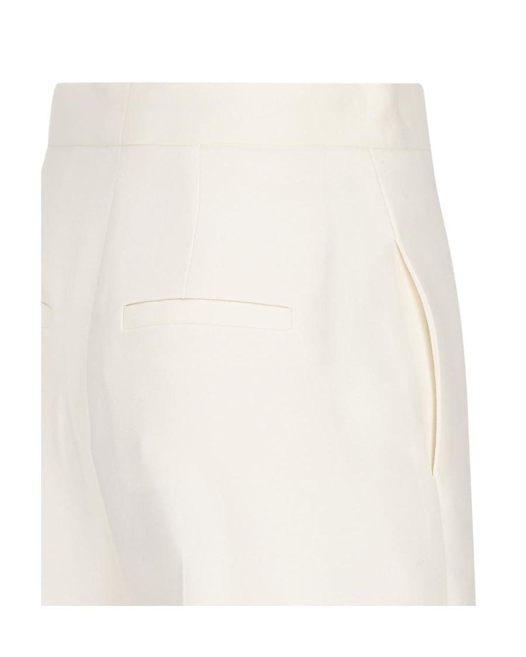 Fendi White High-Waist Tailored Pants
