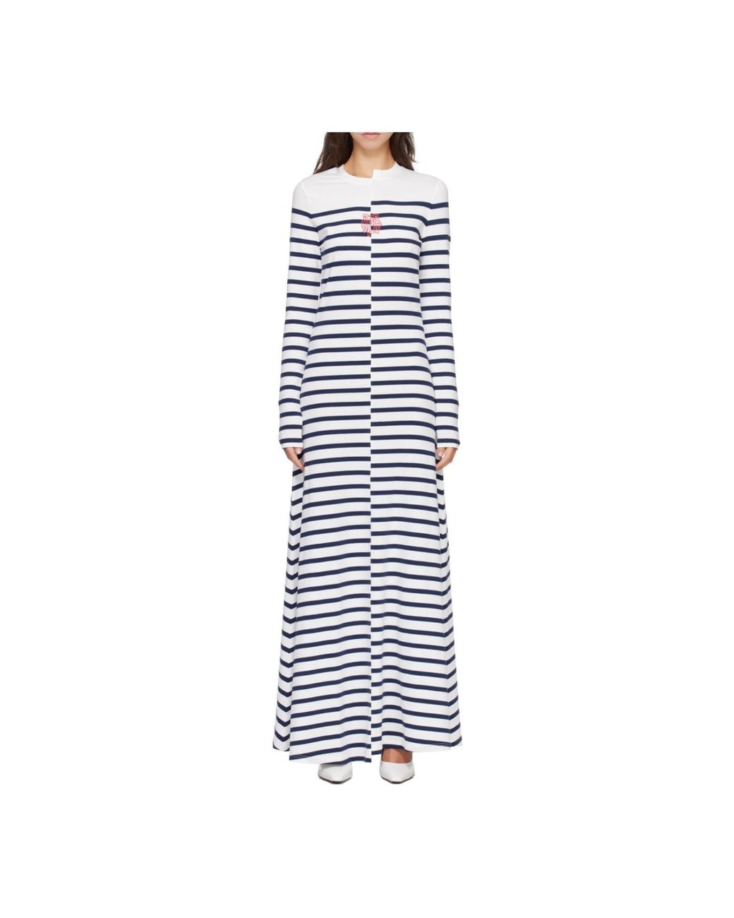 Jean Paul Gaultier White Long-Sleeved Dress