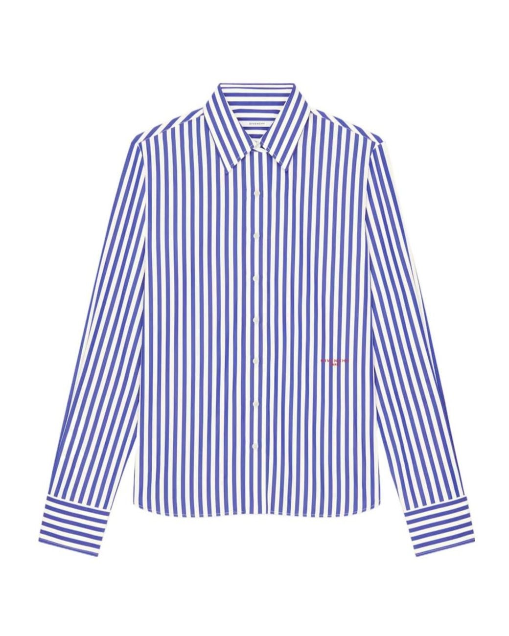 Givenchy Blue Striped Shirt