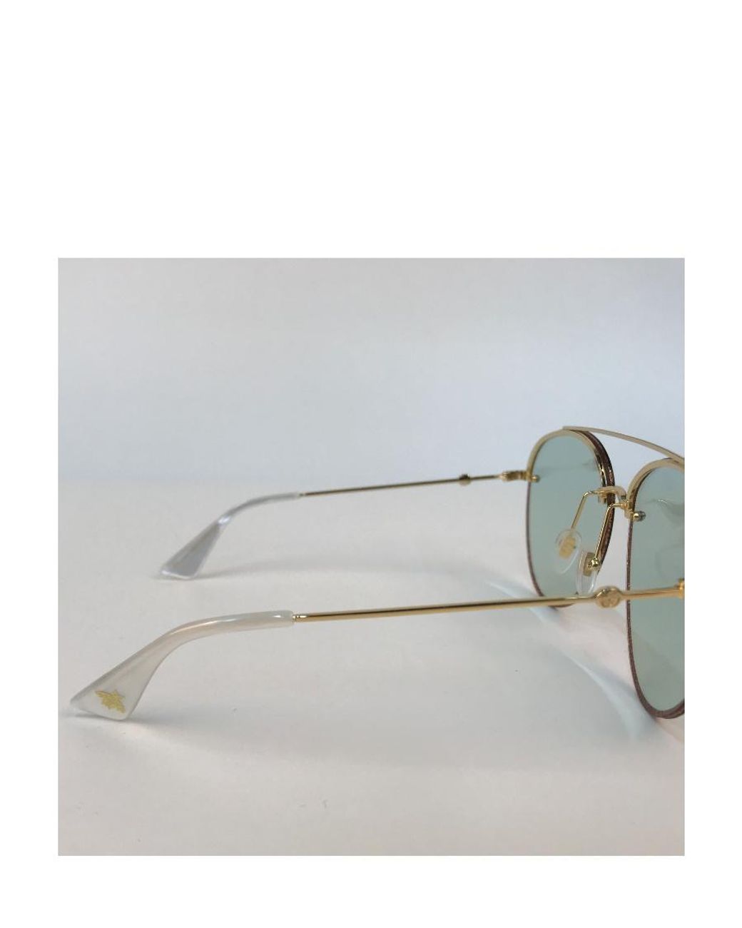 Gucci Metallic Pilot's Classic Sunglasses