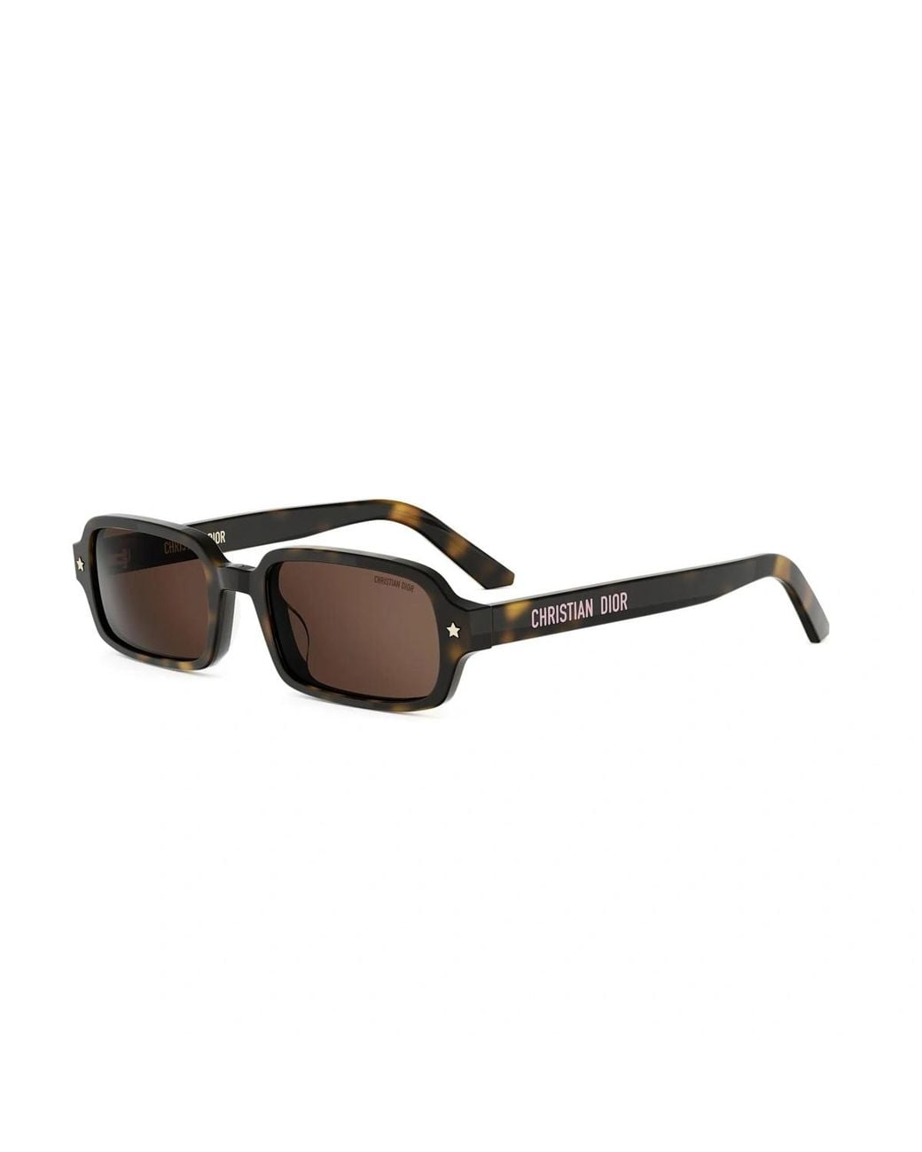 Dior White Eyewear Pacific S3I Rectangular Frame Sunglasses