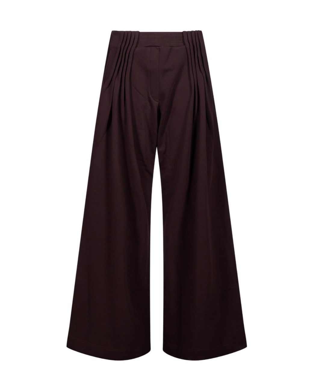 Dries Van Noten Purple Comfortable Loose-Fitting Cotton Pants