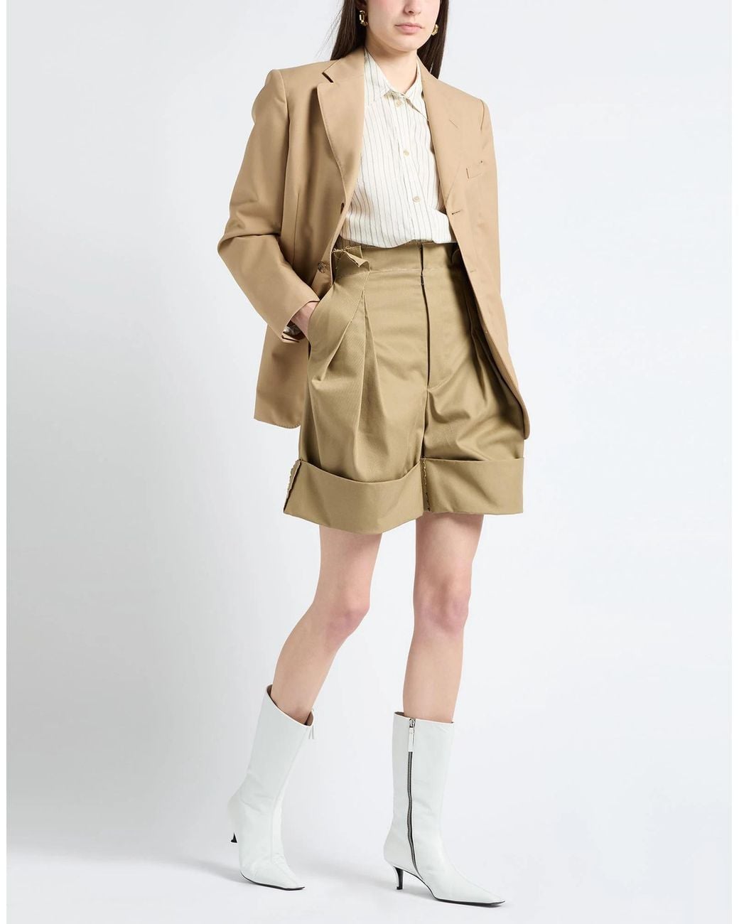 Maison Margiela Natural Bermuda Shorts