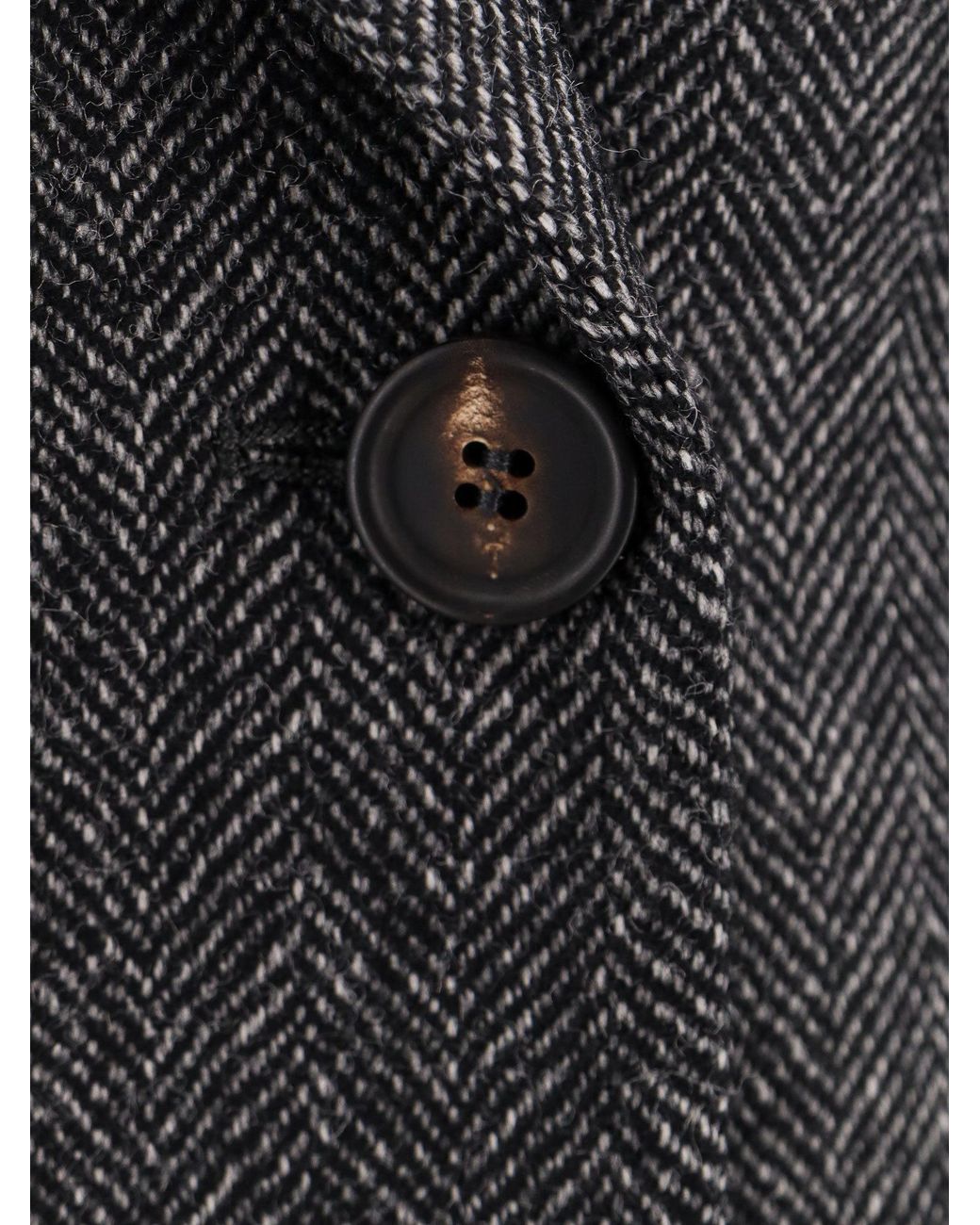 Brunello Cucinelli Gray ブルネロ クチネリ ヘリンボーン モチーフ ダブルブレスト ブレザー