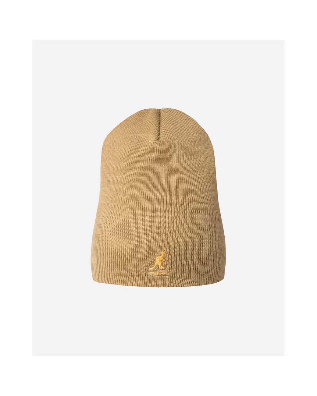 Kangol Natural Acrylic Knitted Hat for men