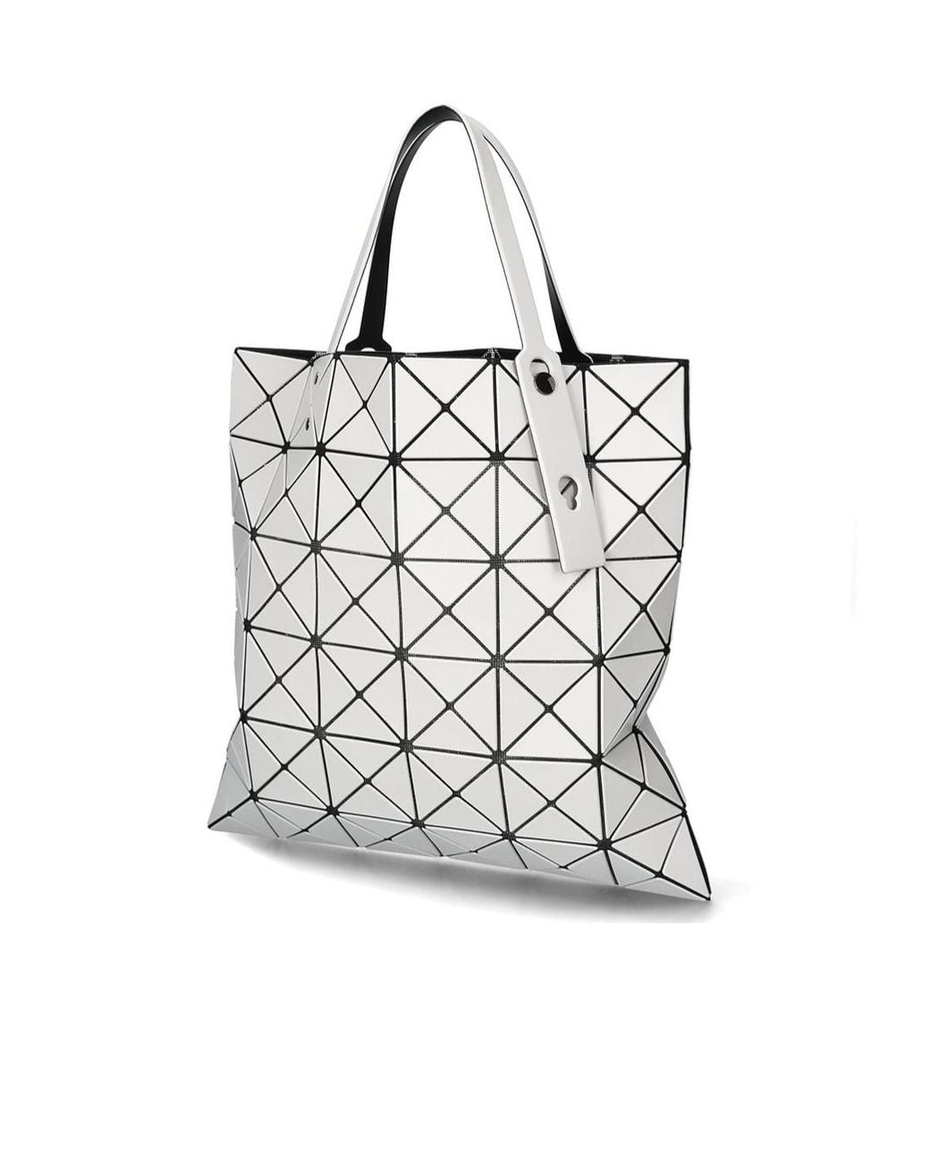 Issey Miyake White Track Tote Bag