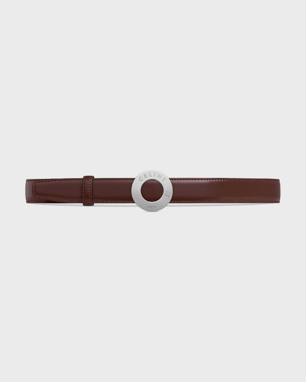 Céline Blue Triomphe Buckle Reversible Strap 25Mm