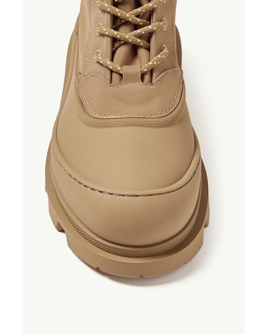 Moncler Brown Vera Sheal Lace-Up Ankle Boots for men