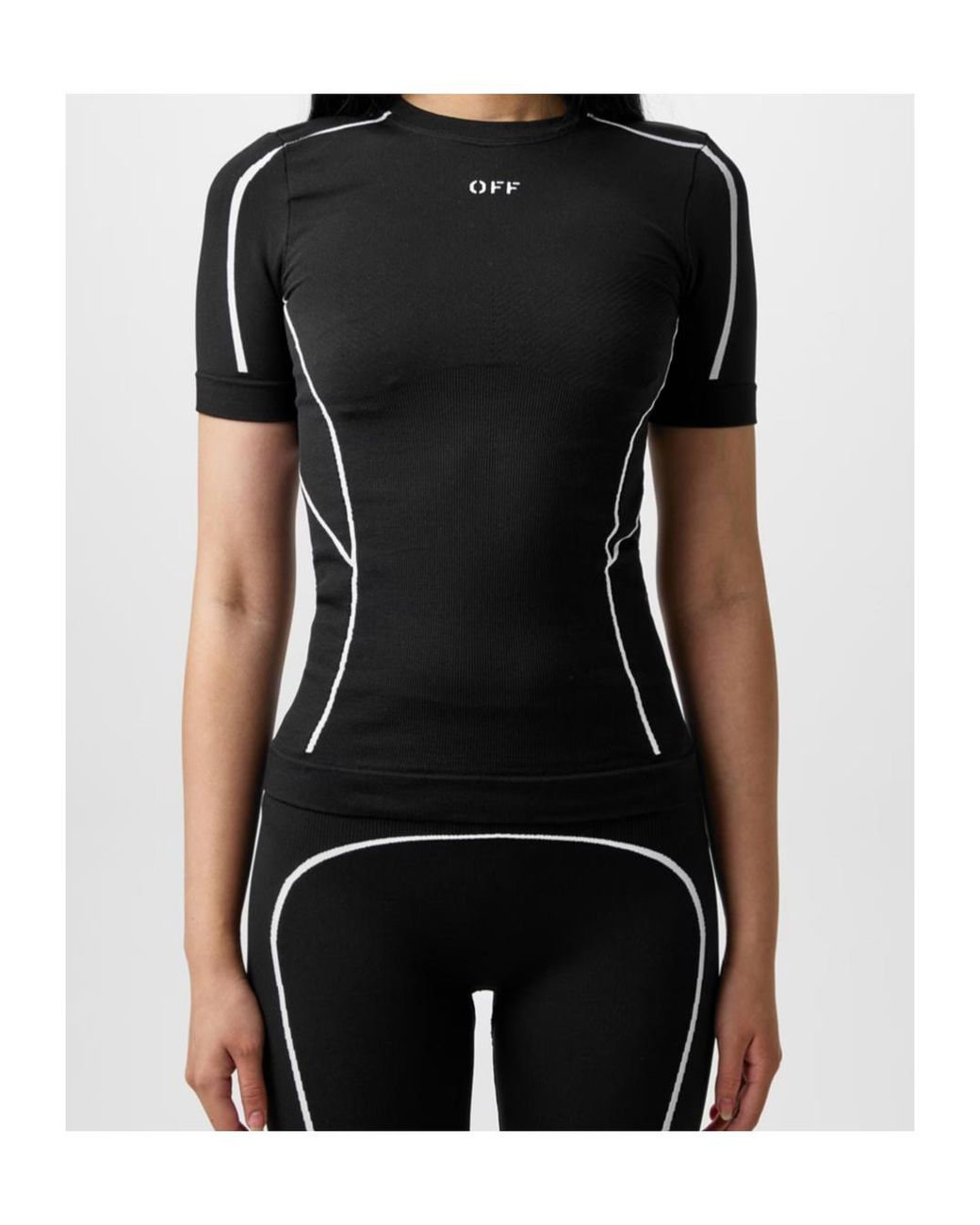 Off-White c/o Virgil Abloh Black Seamless T-Shirt