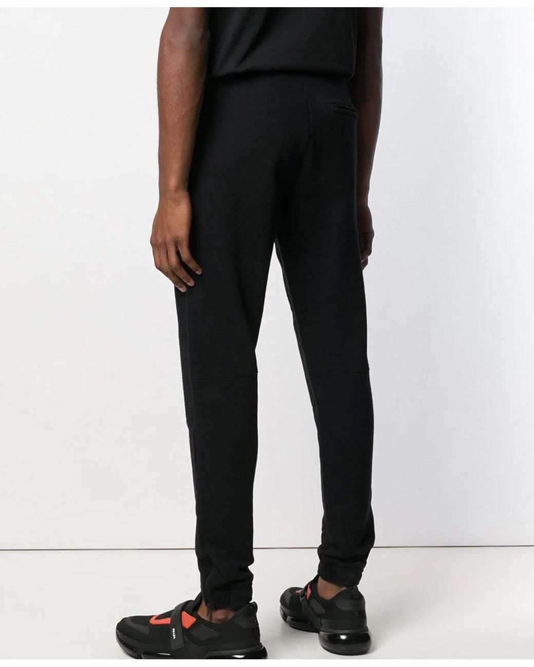 Marcelo Burlon Black Tapered Track Pants for men