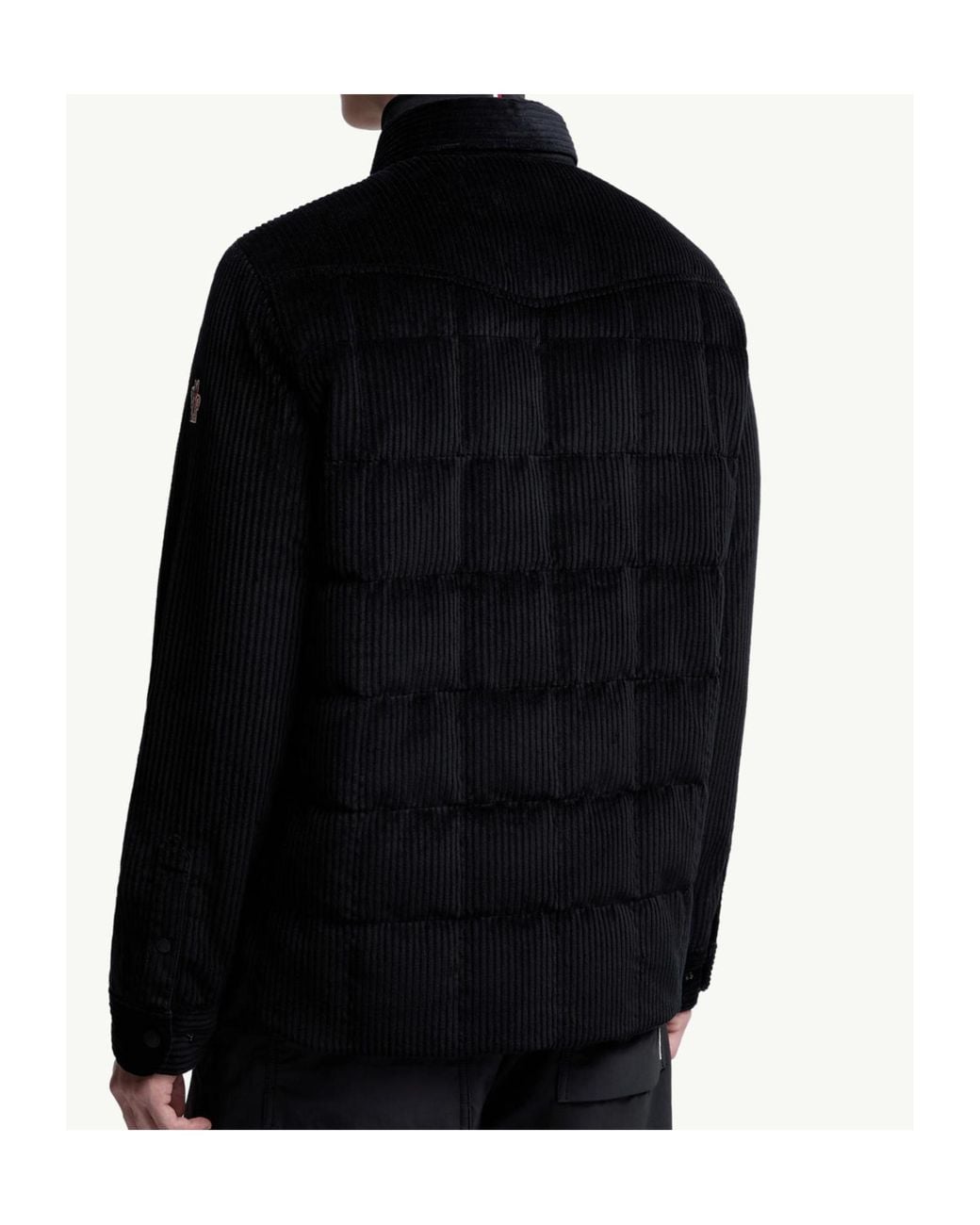 Moncler Black Grenoble Gelt Button-Up Shirt Jacket for men