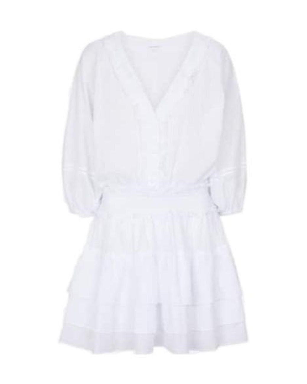 Poupette White Ariel Cotton Minidress