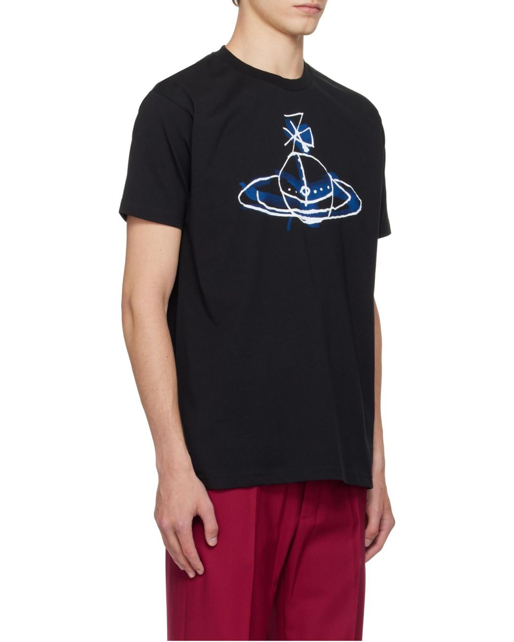 Vivienne Westwood Black Classic T-Shirt for men