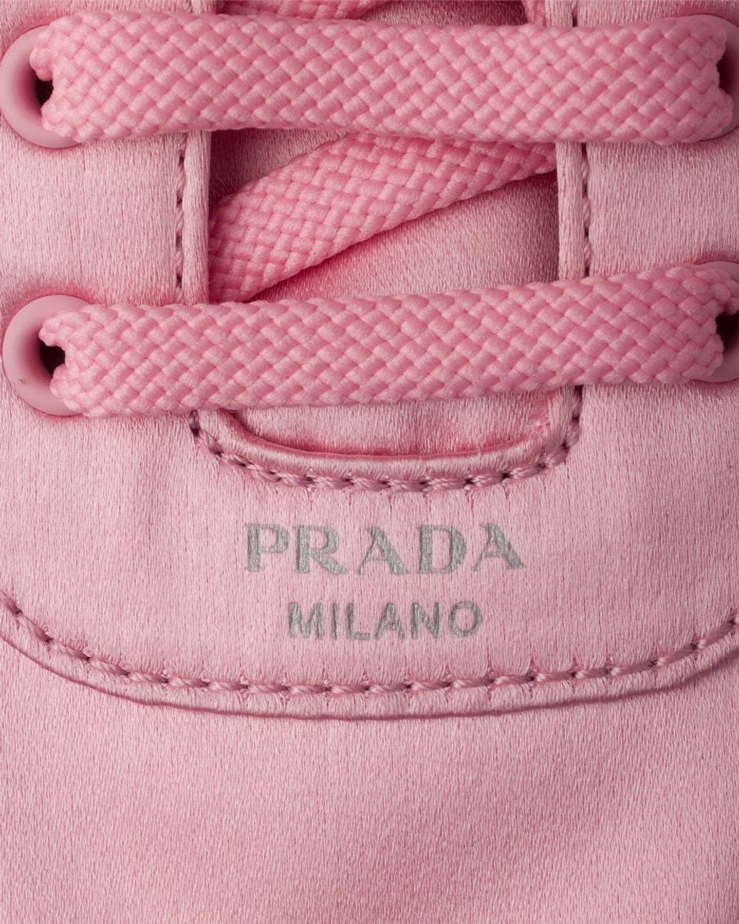 Prada Pink Collapse Low-Top Sneakers