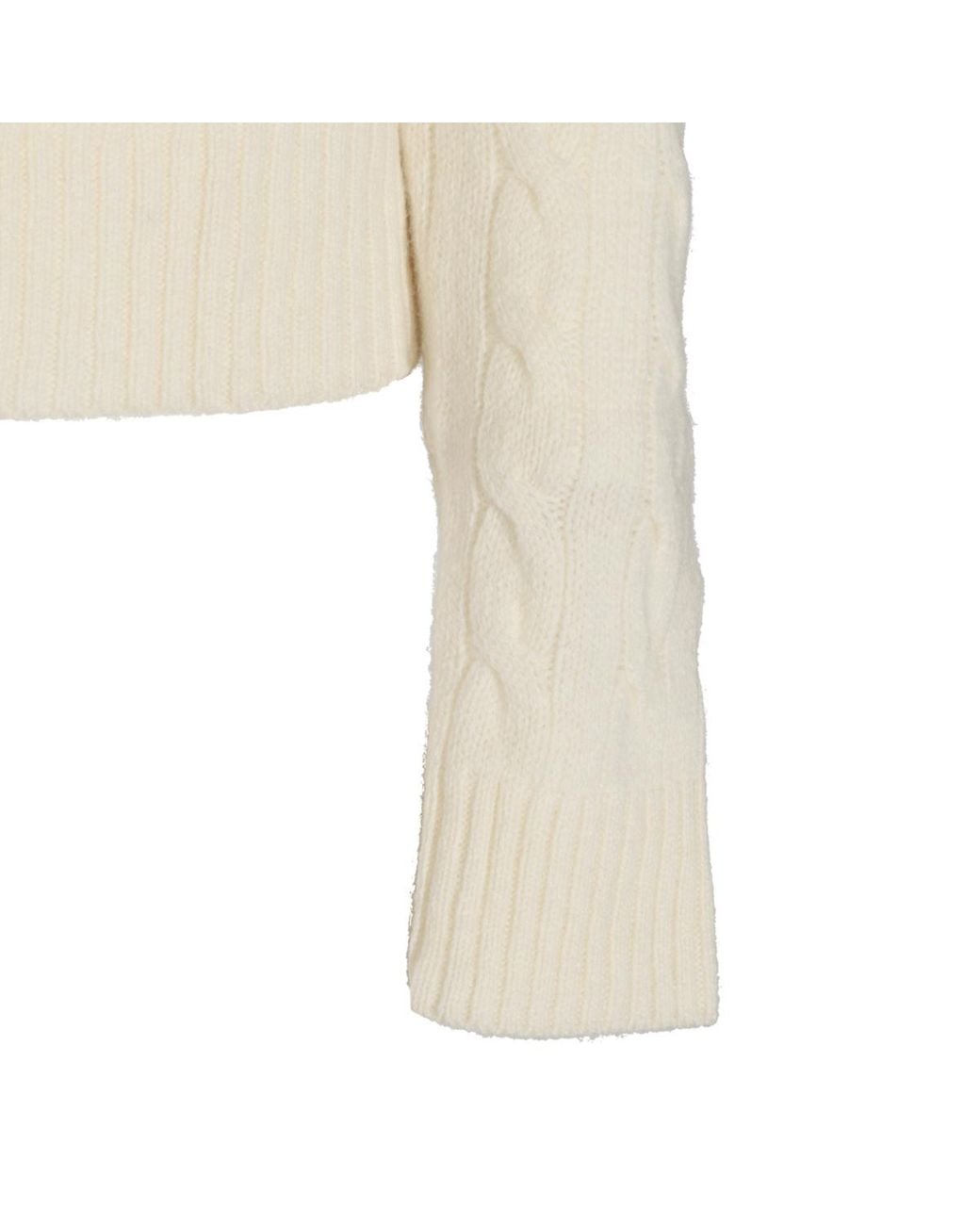 Polo Ralph Lauren White Roll Neck Knitted Jumper