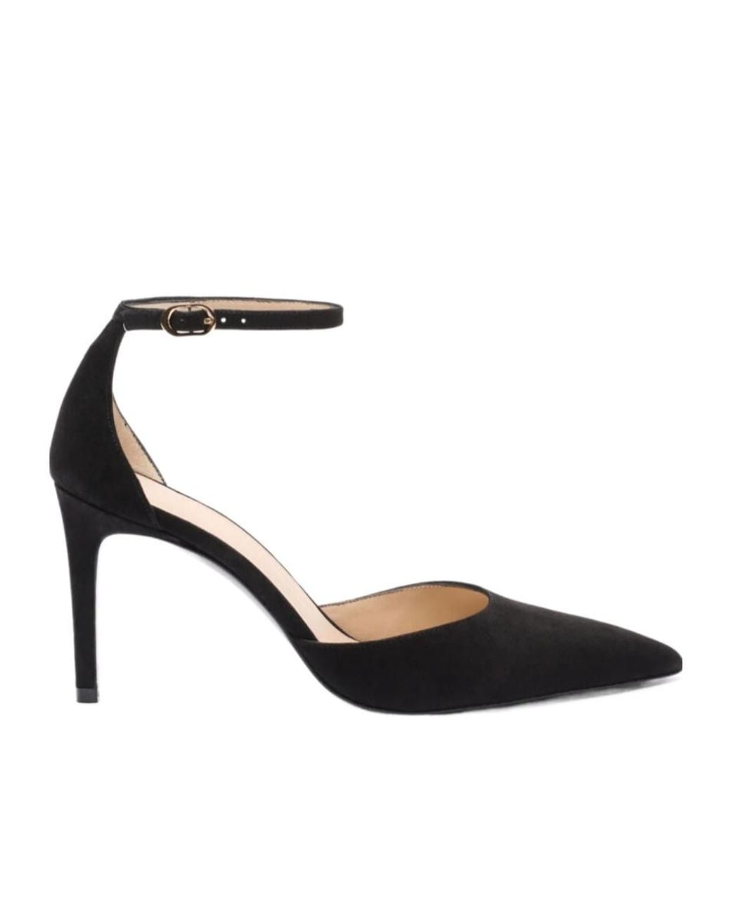 Stuart Weitzman Black Stuart Power Strap 85