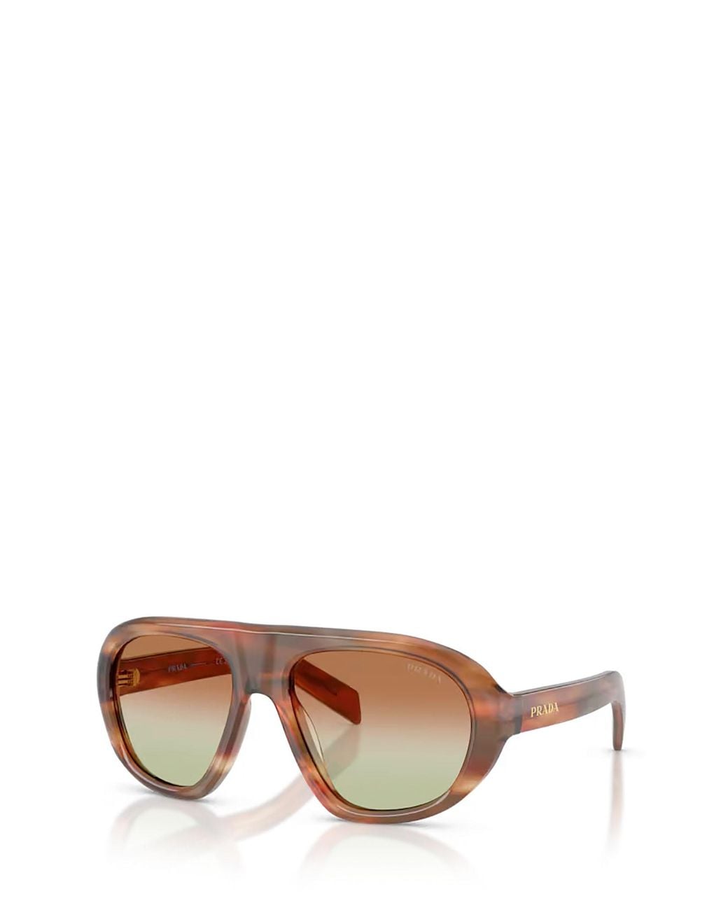 Prada Multicolor Eyewear Oversized Pilot Sunglasses