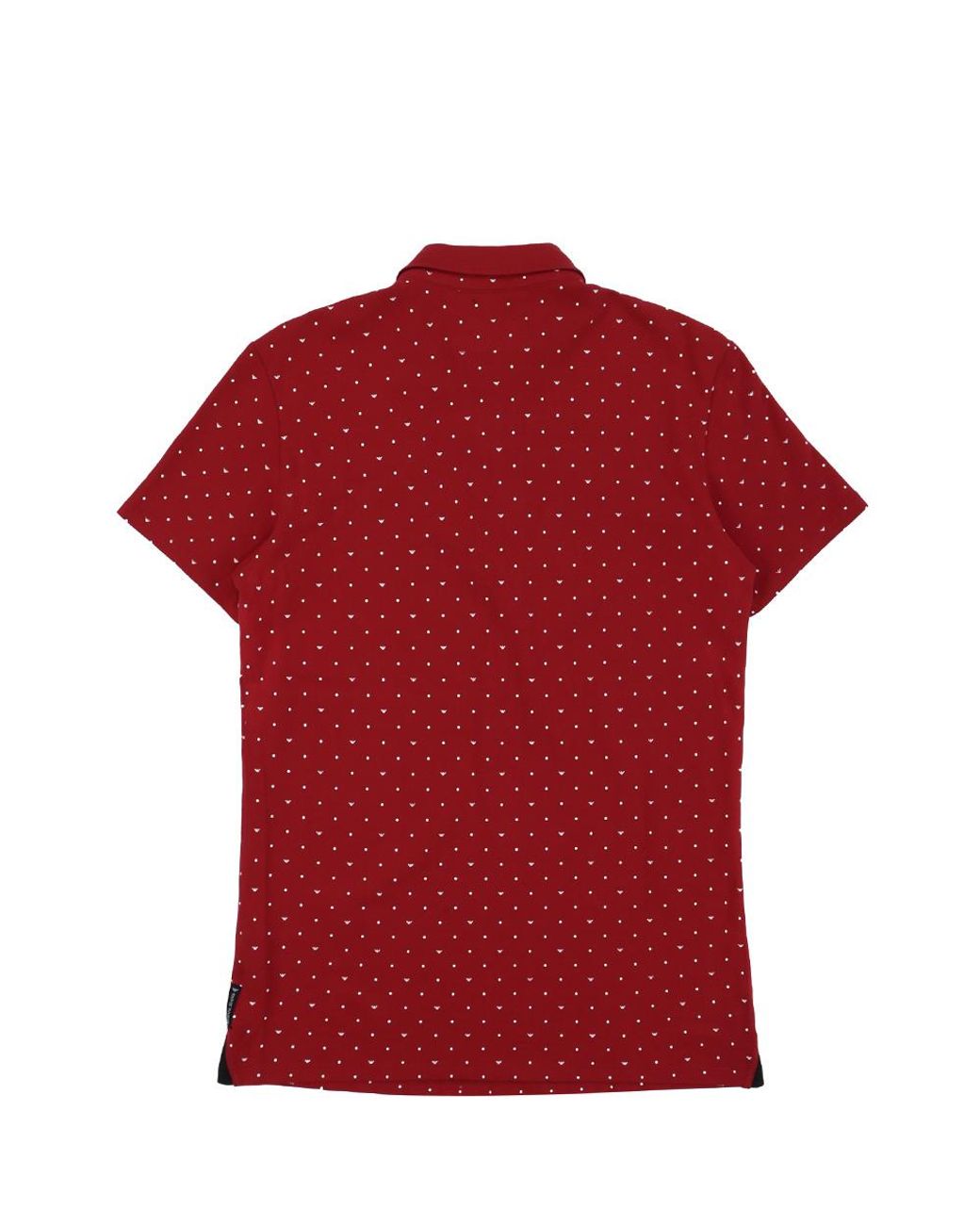 Armani Jeans Red Logo Polo Shirt for men