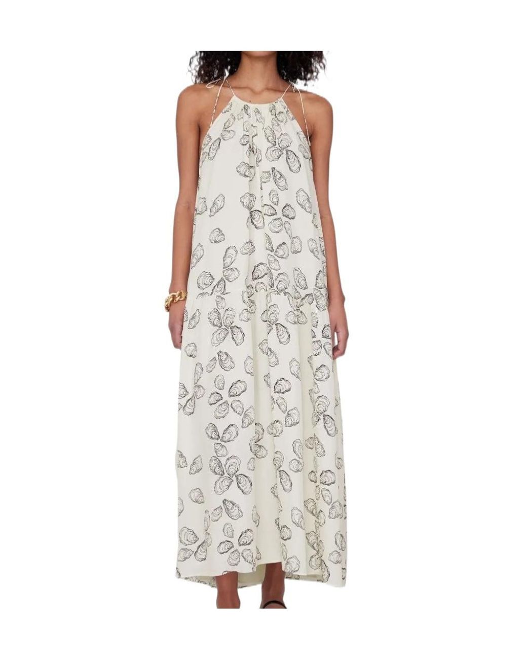 Anine Bing White Santana Dress