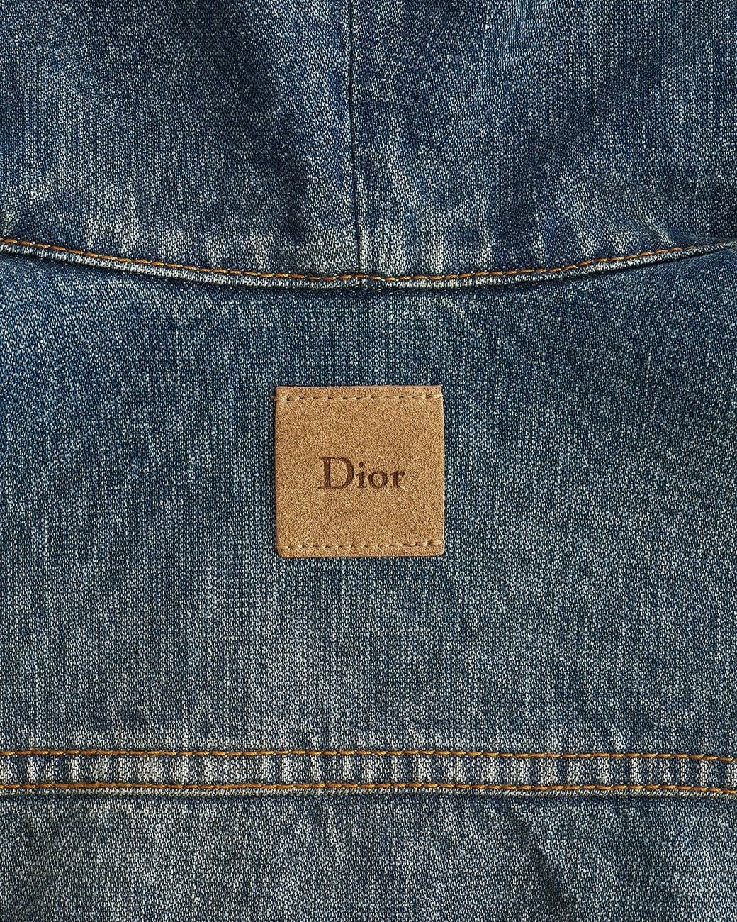 Dior Médaillon Hooded Jacket in Blue | Lyst