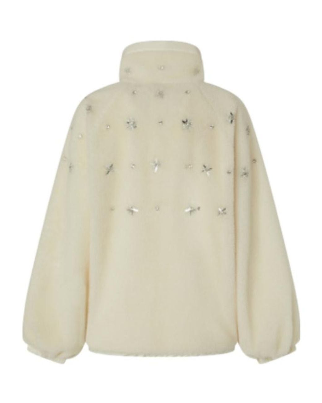 Pinko Natural Embellished Bomber Jacket