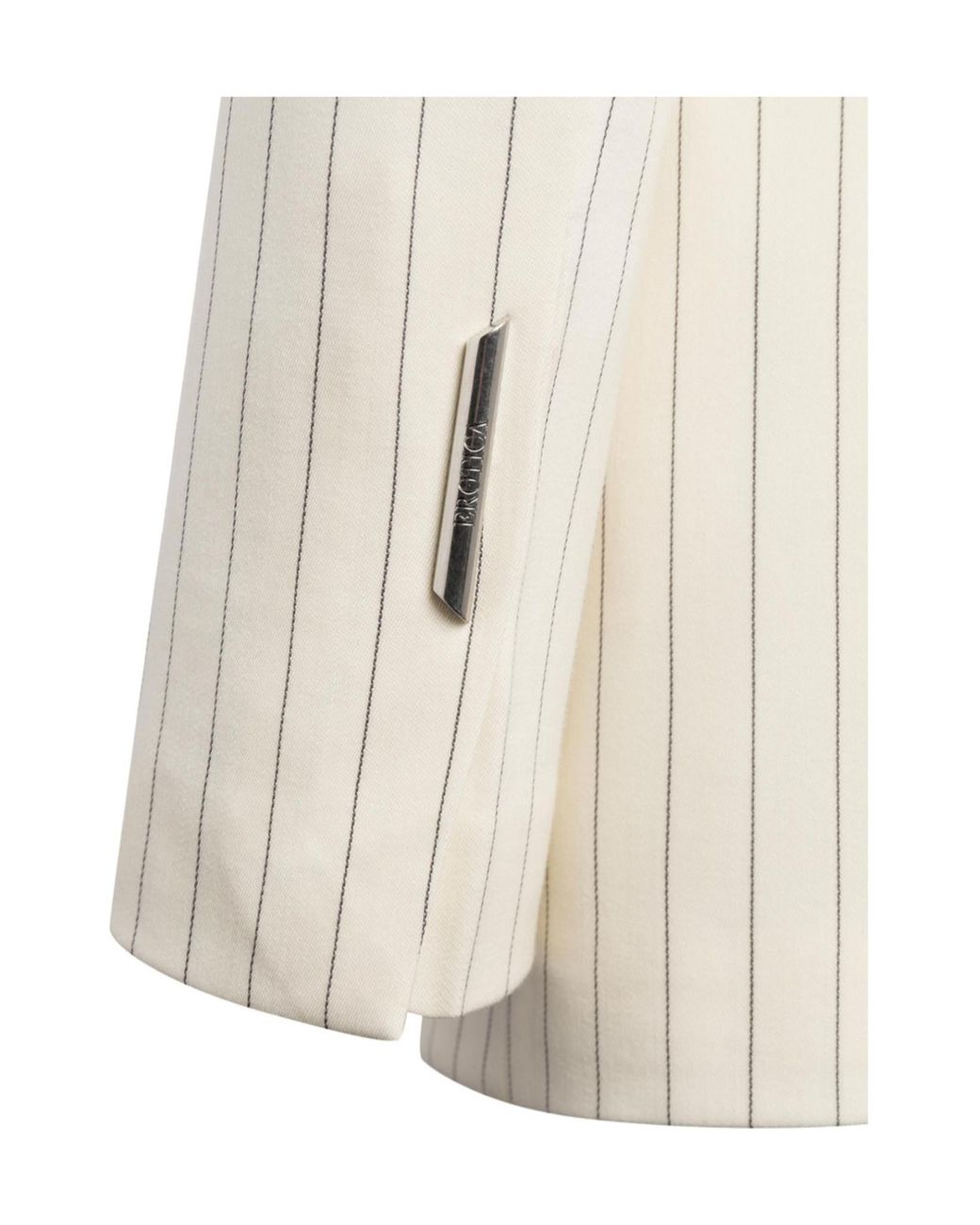 Dondup White Erotica Pinstripe-Print Jacket