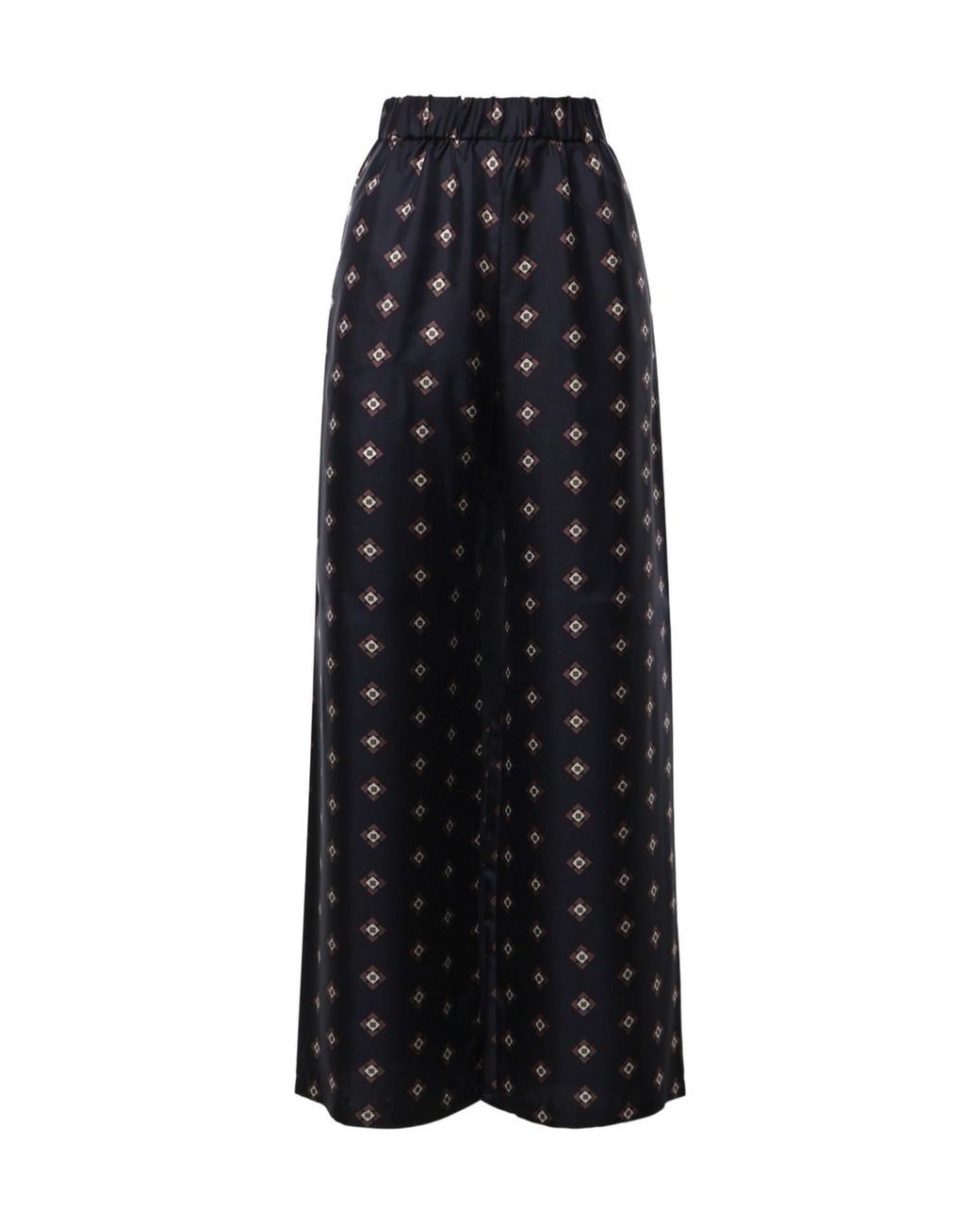 Max Mara Black Elastic Waist Casual Pants