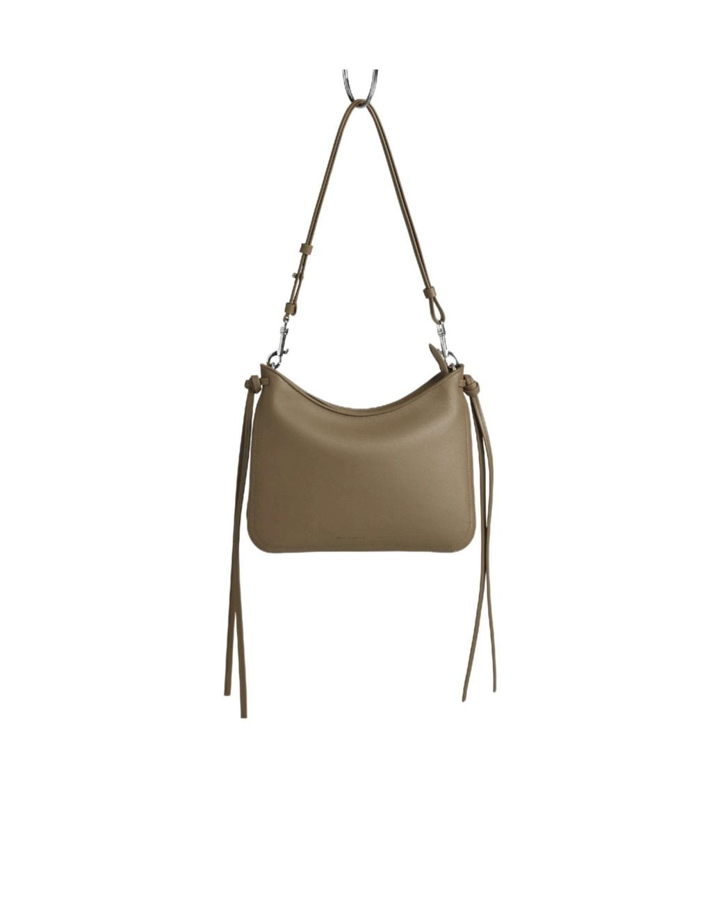 Phoebe Philo Metallic Small Gig Leather Shoulder Bag