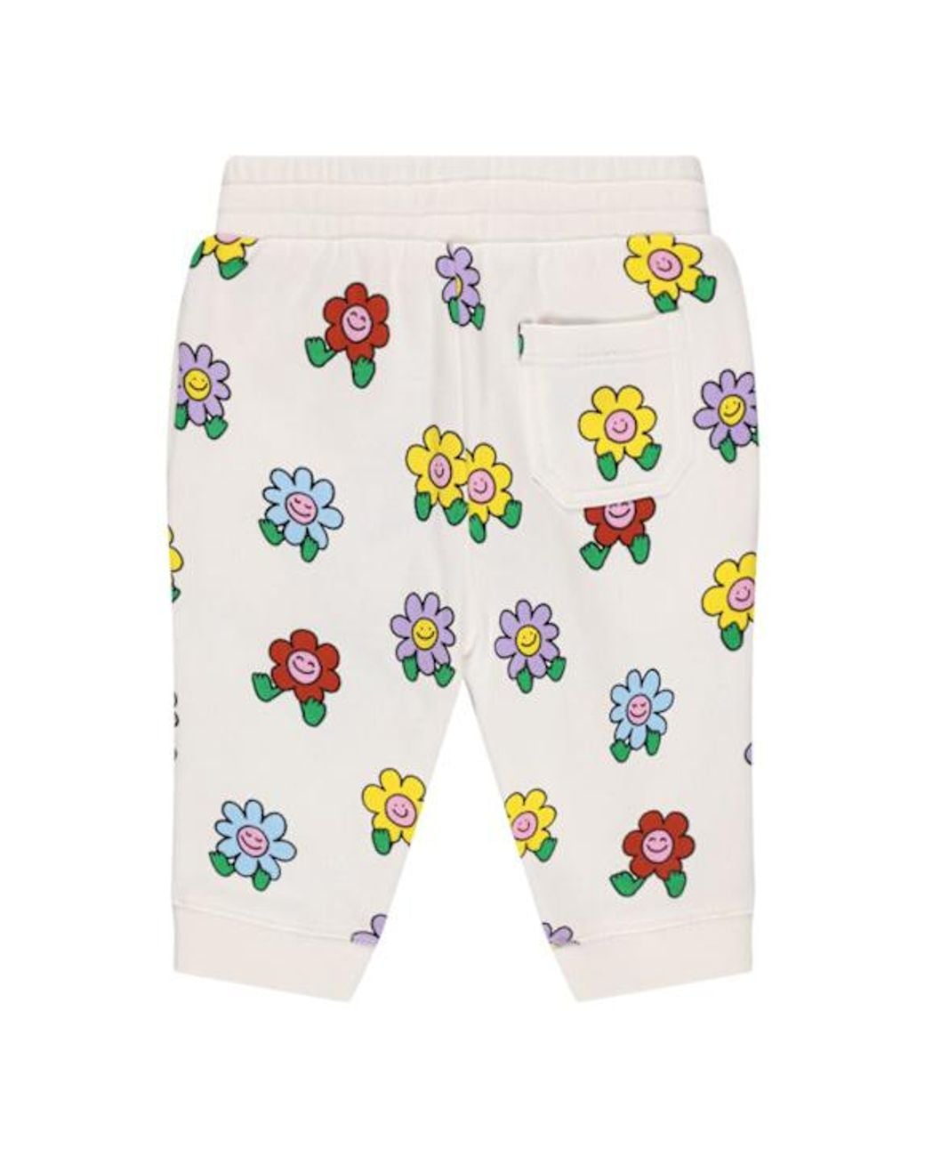 Stella McCartney White Printed Cotton Sweatpants