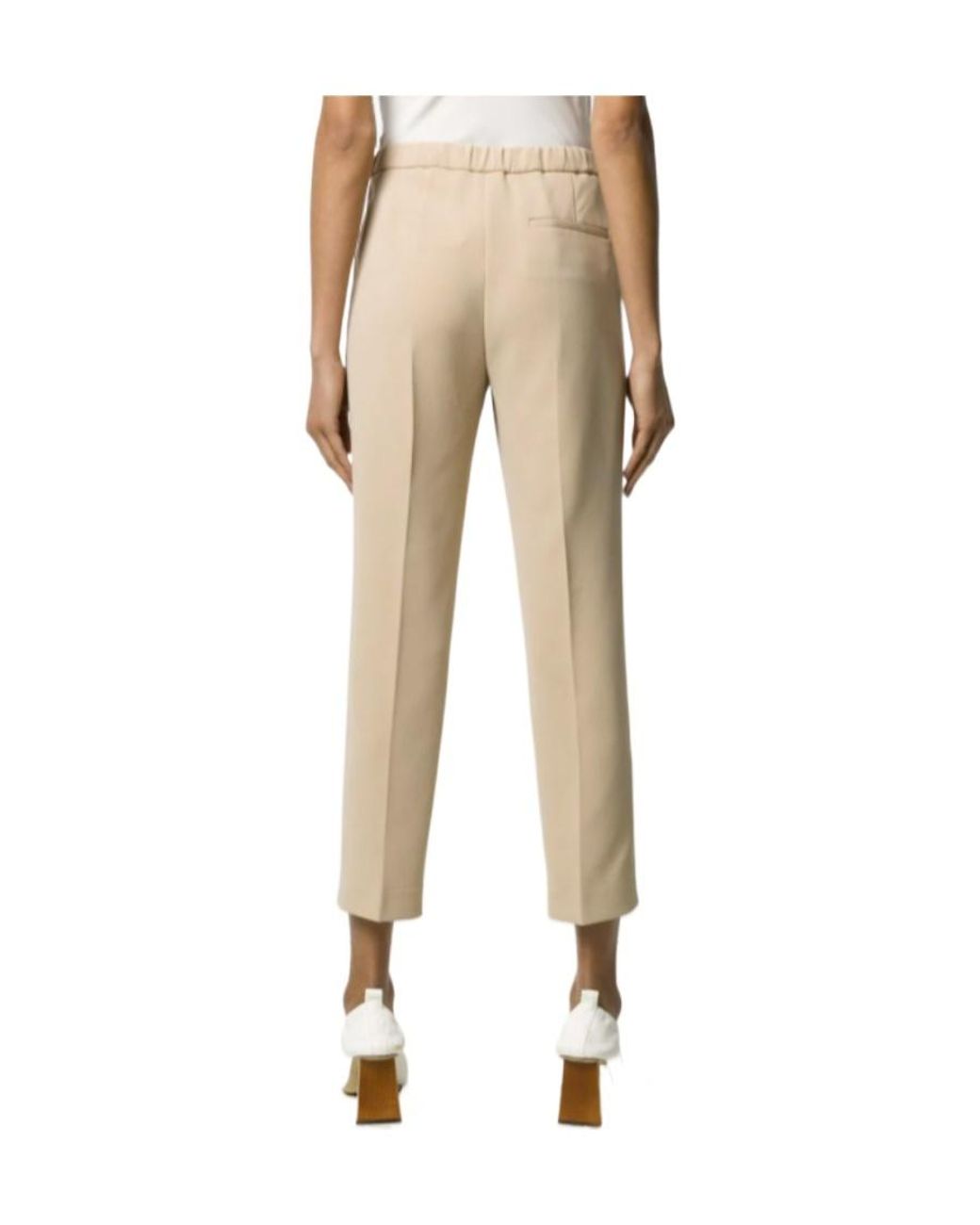 Theory Natural Logo Casual Nine-Cent Pants