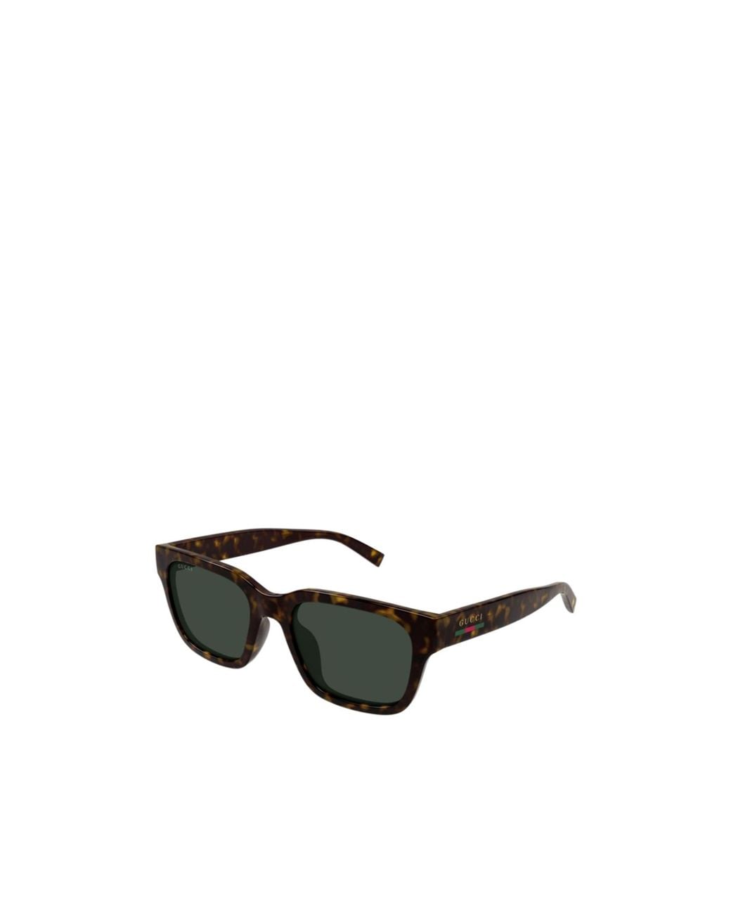Gucci White Eyewear Square Frame Sunglasses for men