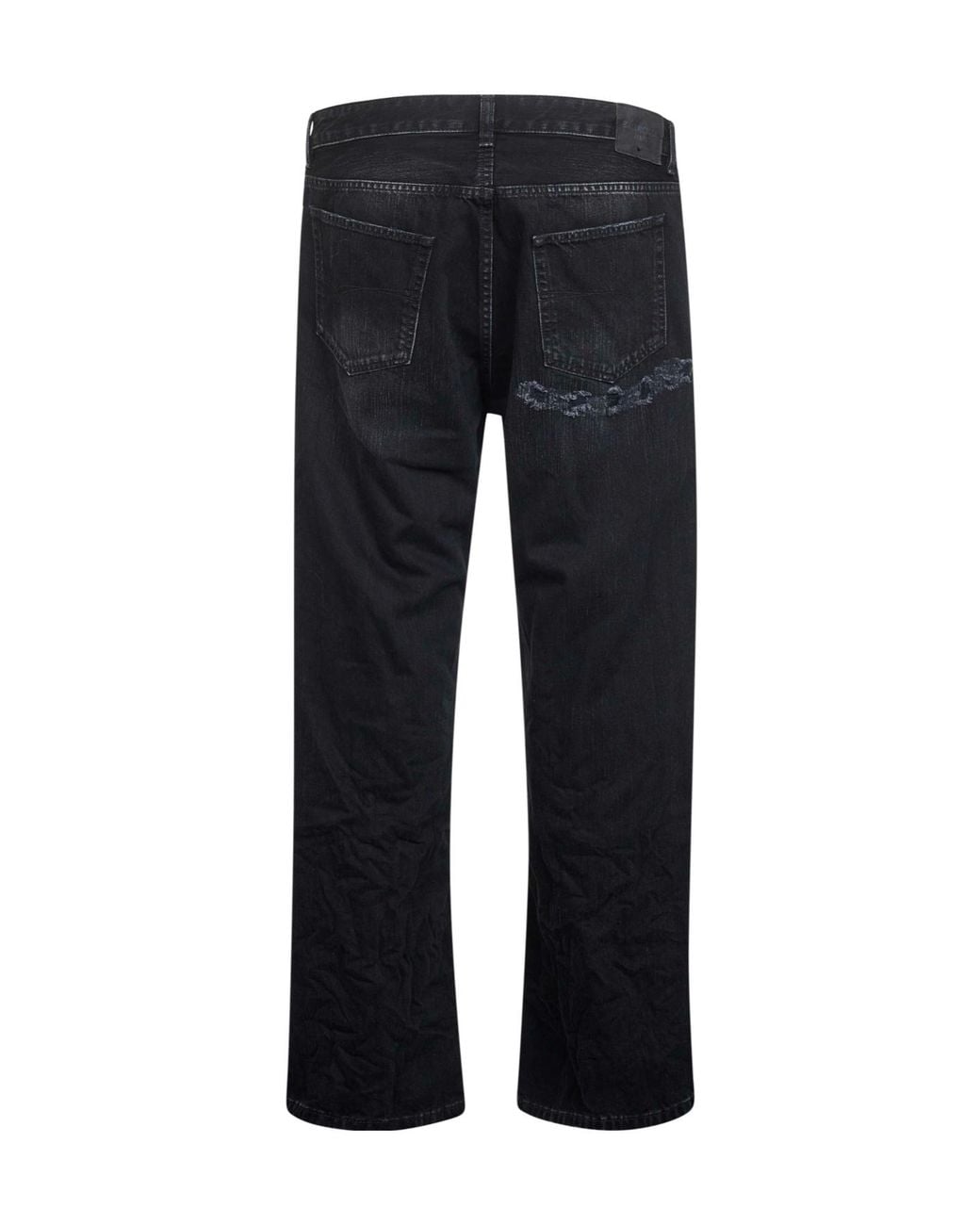 Balenciaga Blue Straight-Leg Jeans for men