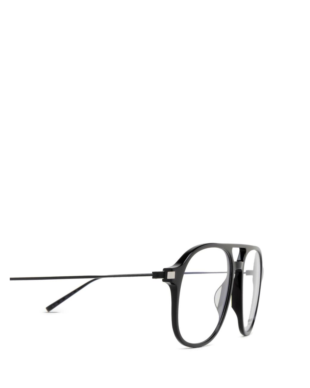 Saint Laurent White Eyewear Aviator Glasses for men