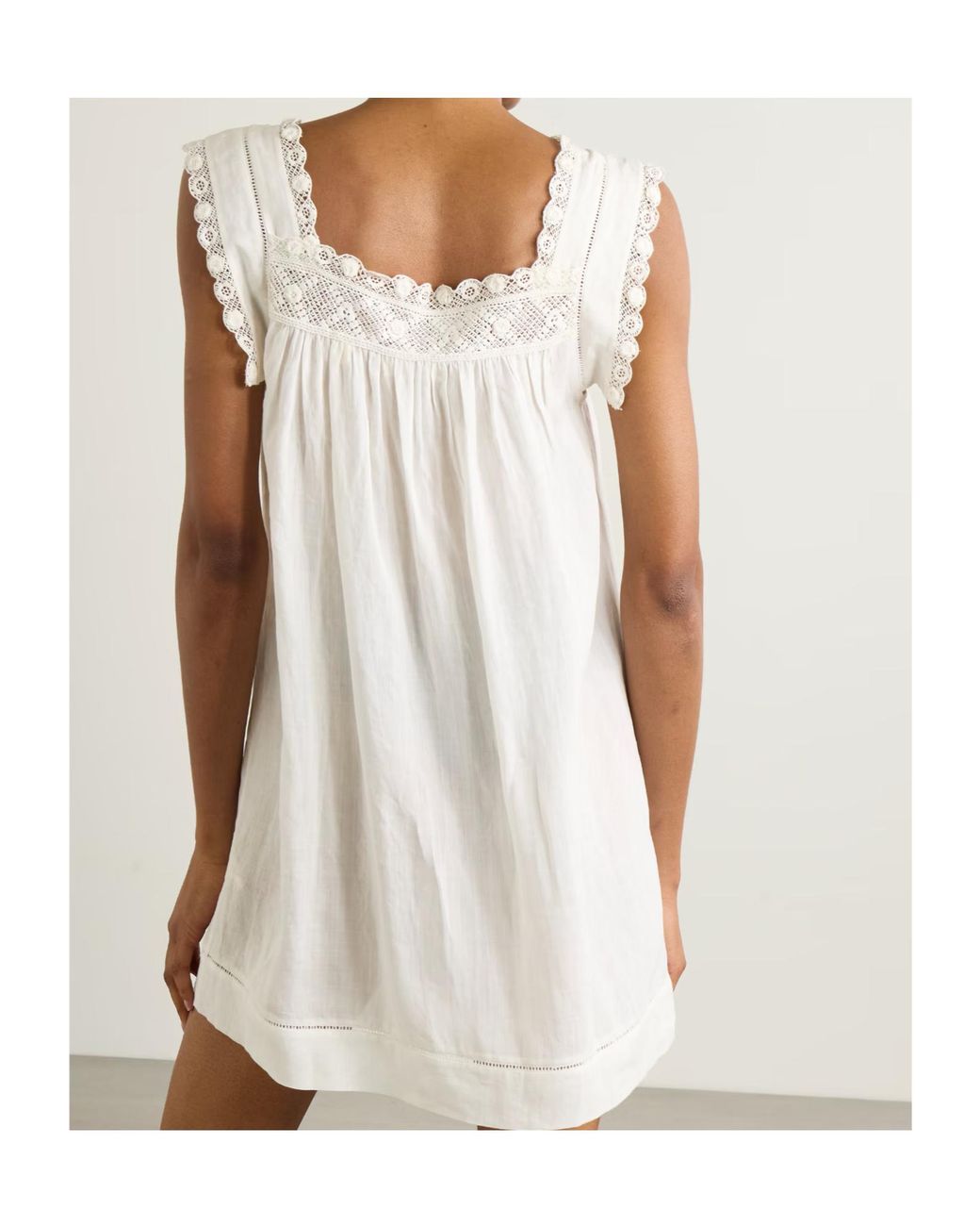 Doen White Almadia Dress