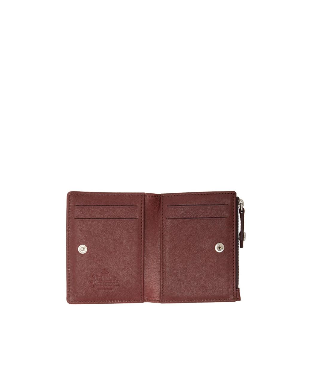 Vivienne Westwood Red Orb Zip Bifold Wallet for men