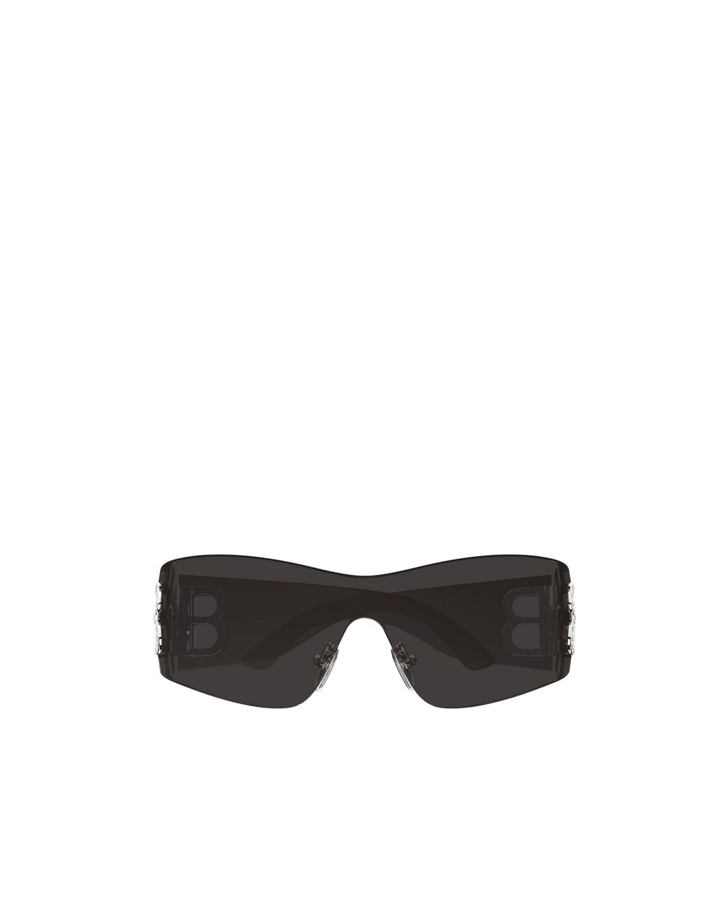Balenciaga Black Eyewear Shield Frame Sunglasses