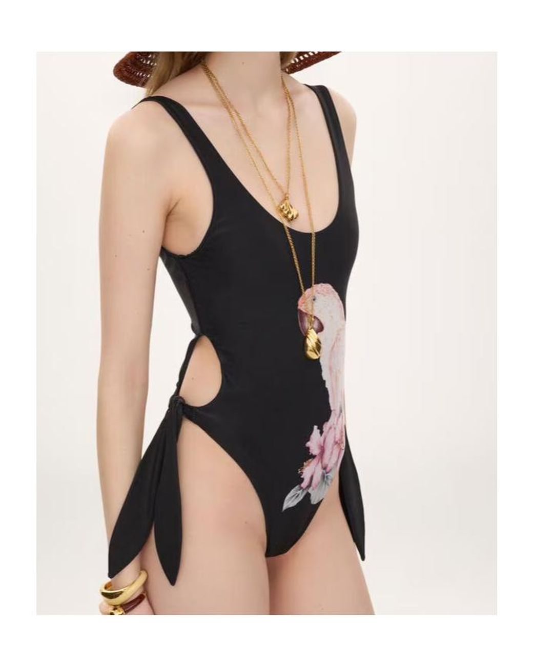 Chloé Black Chloé One-Piece Swimsuit