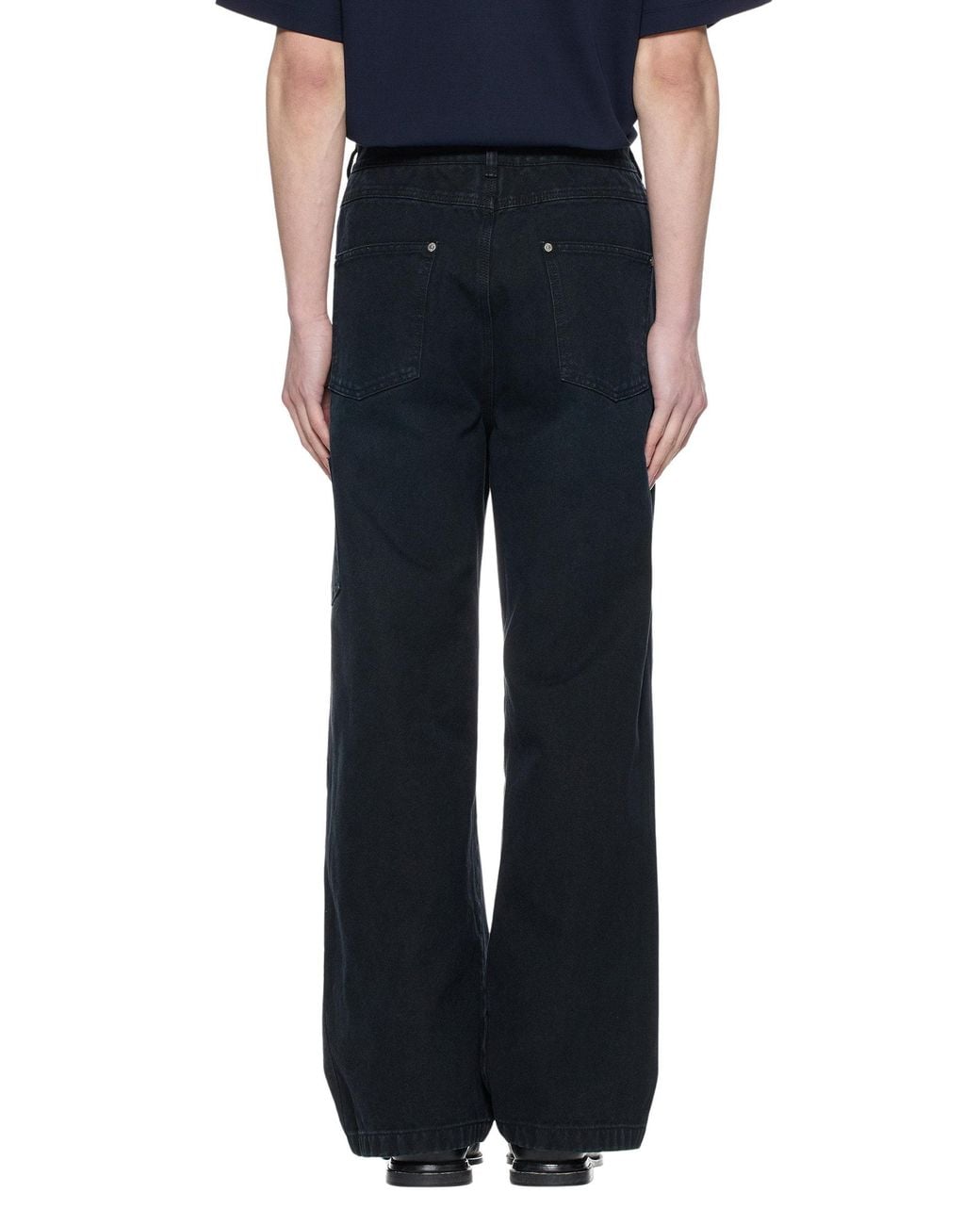 Wooyoungmi Blue Belt Loop Jeans for men
