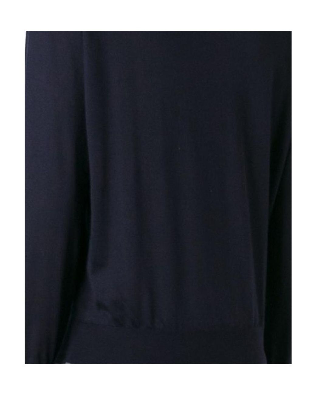 Brunello Cucinelli Blue Crewneck Knitted Jumper for men