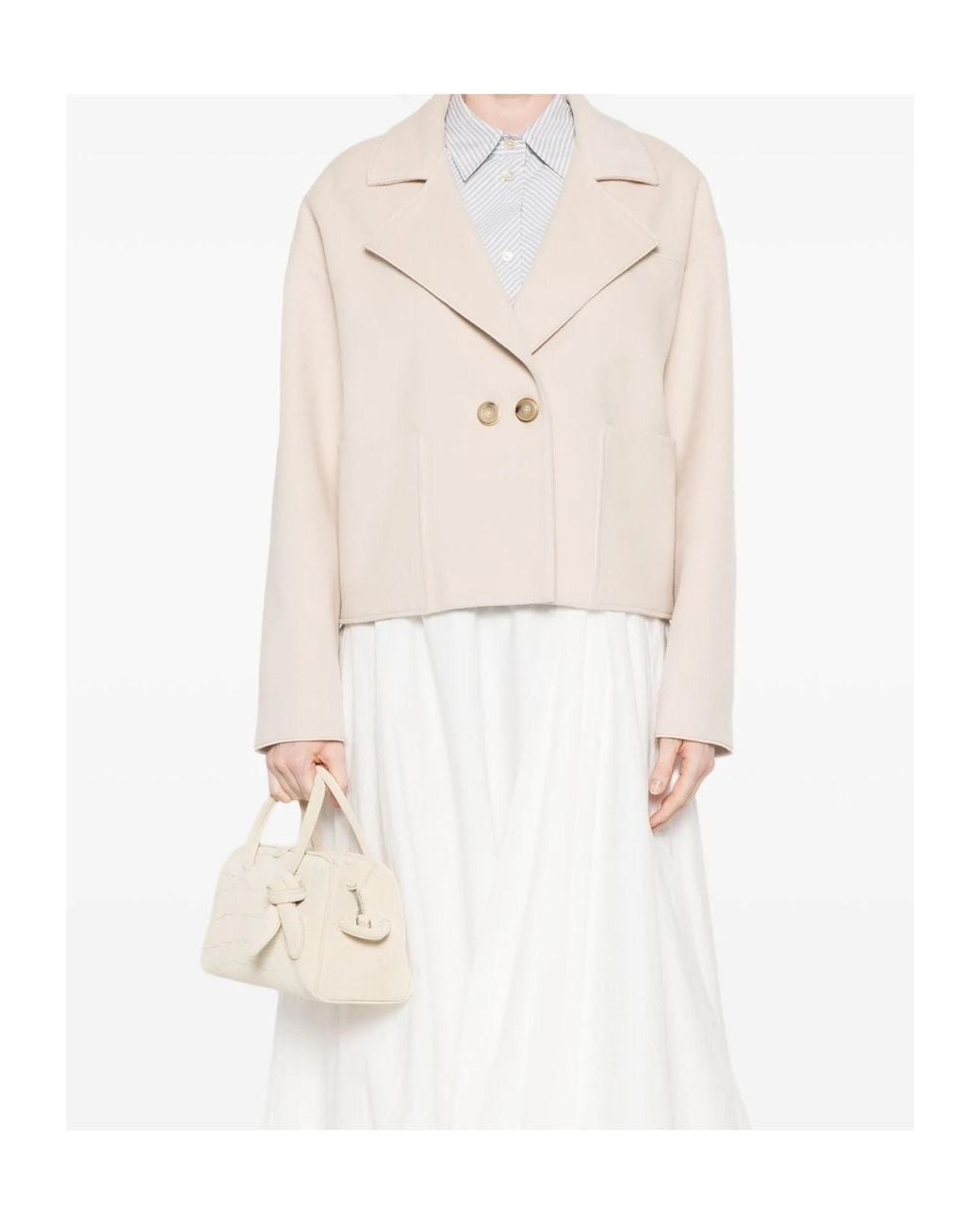 Forte_forte Natural Long-Sleeved Casual Jacket