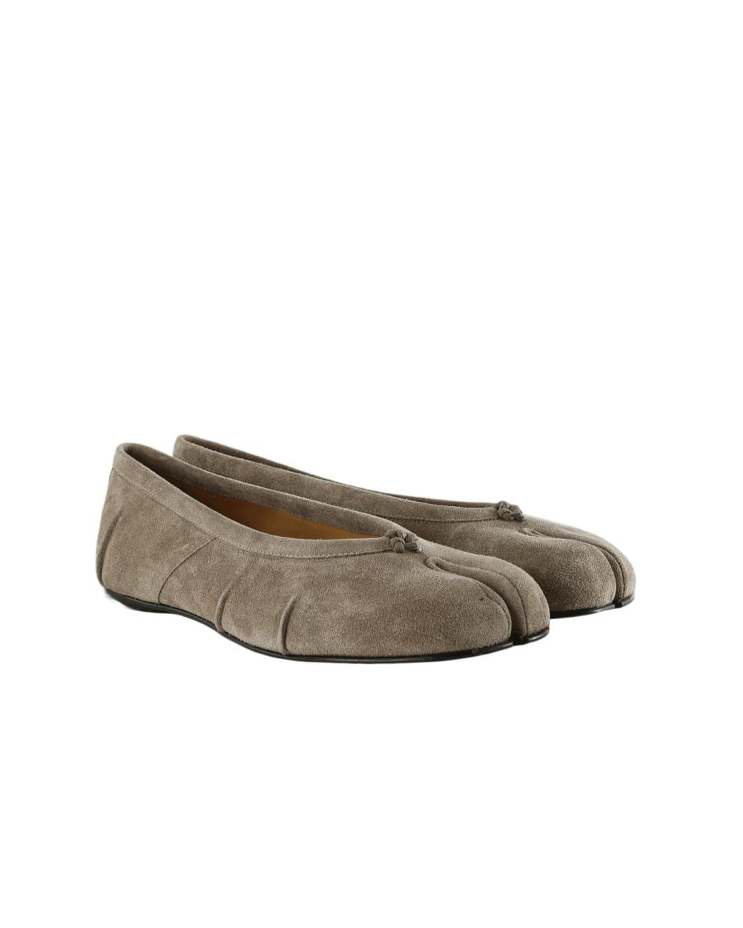 Maison Margiela Gray Tabi Ballerina Shoes