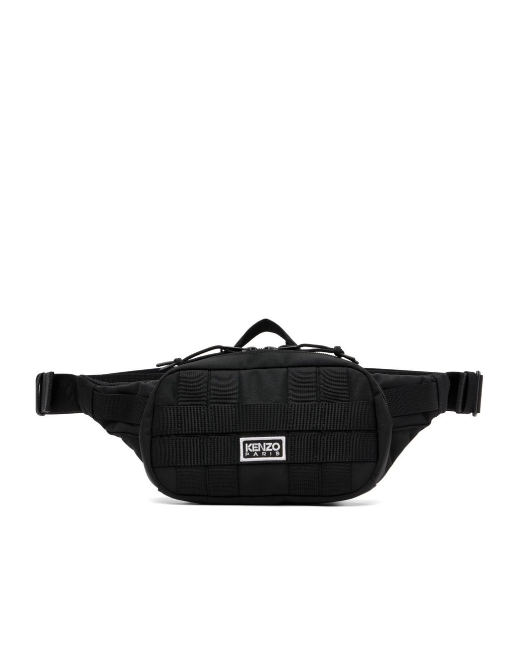 KENZO Black Explorer Belt Bag for men