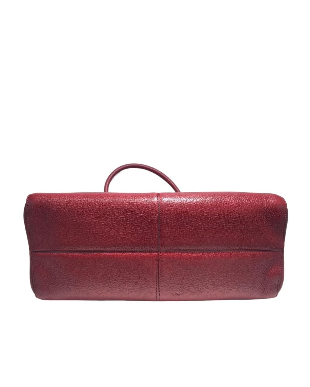 Tod's Red Zipper Shoulder Bag