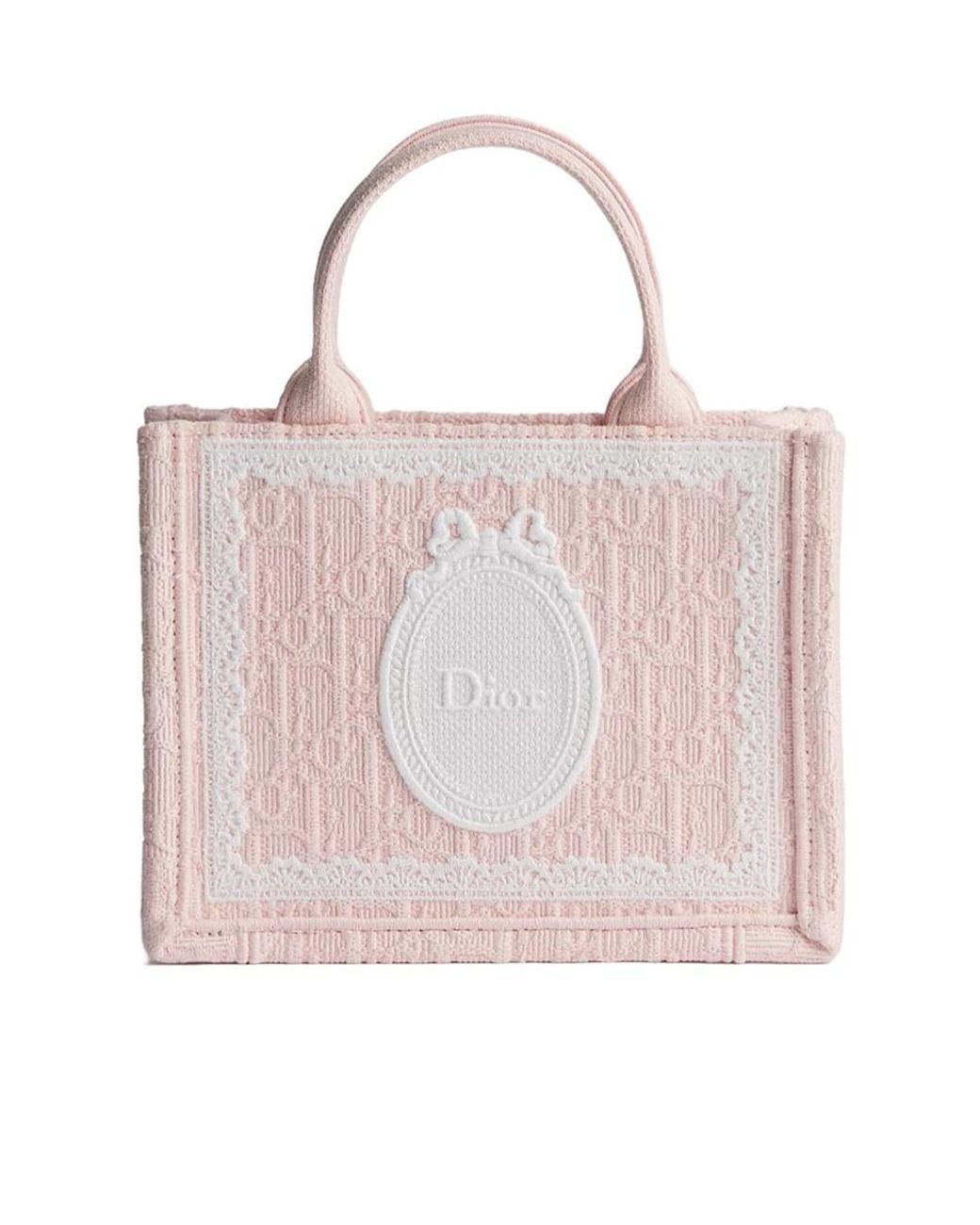 Dior Pink Mini Book Tote With Strap for men